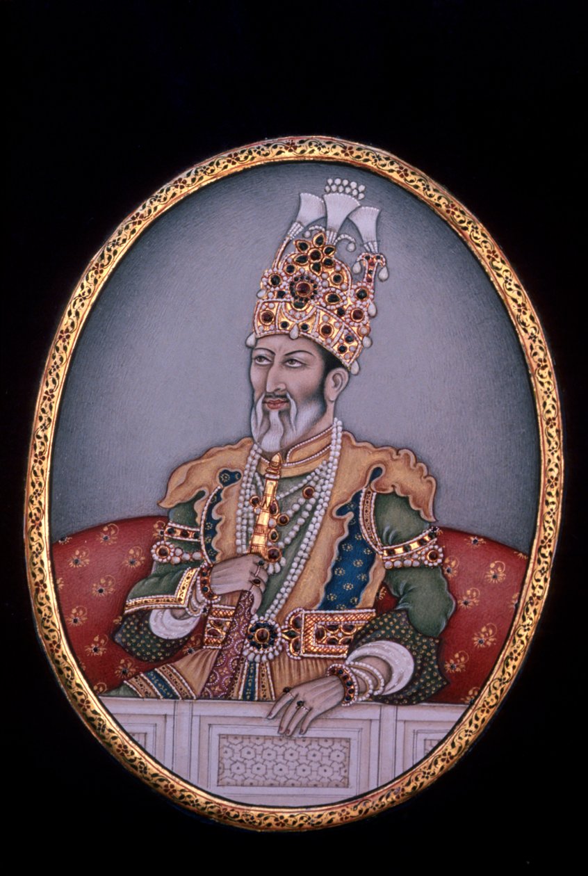 Portræt af Shah Jahan af School Indian