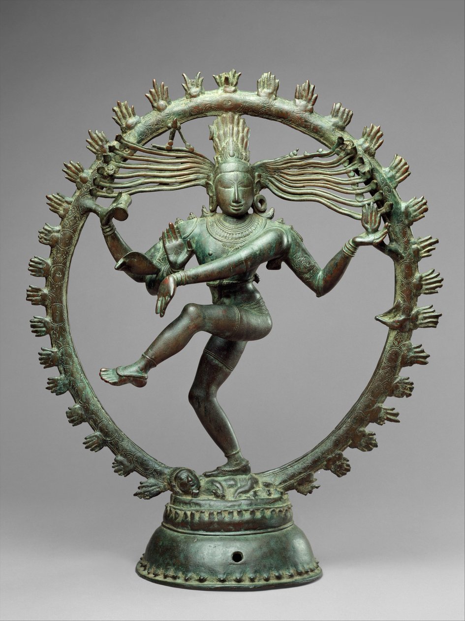 Shiva Nataraja, Dansens Herre, ca. 1000-tallet (kobber) af School Indian