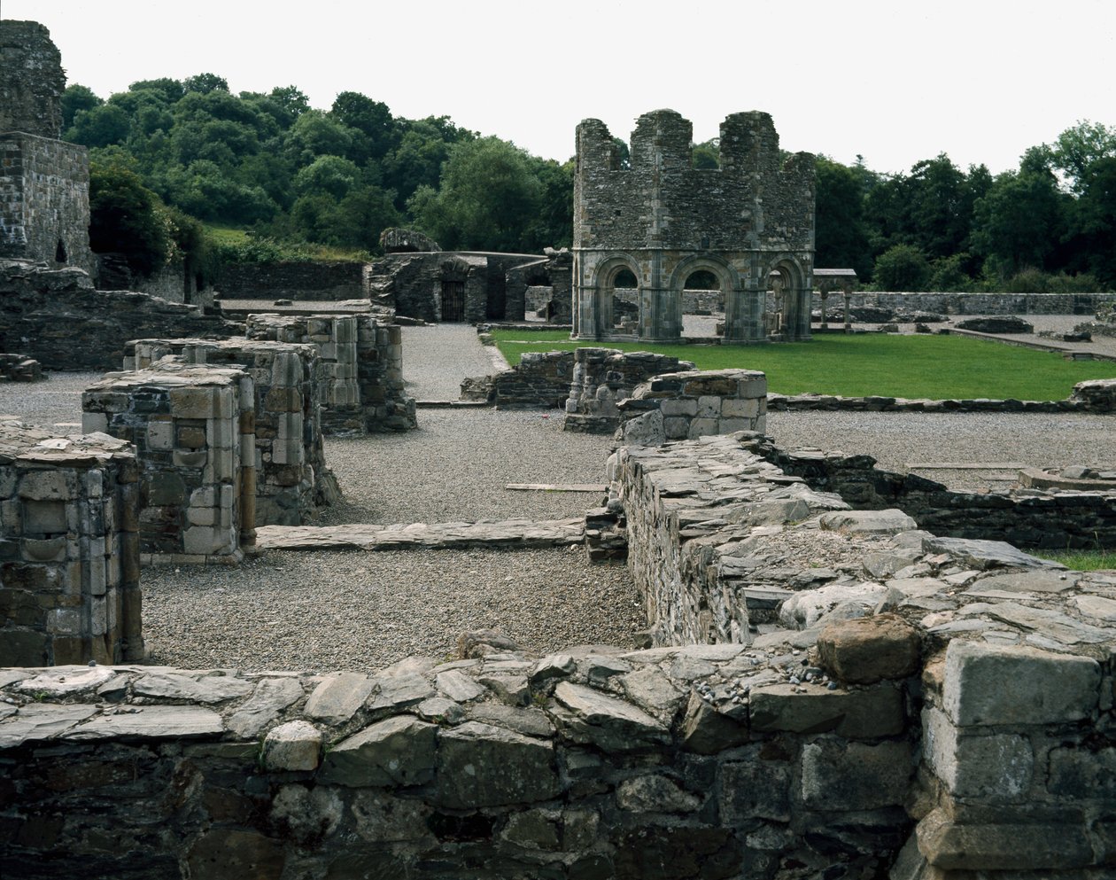 Mellifont Abbey beliggende tæt på Drogheda af School Irish