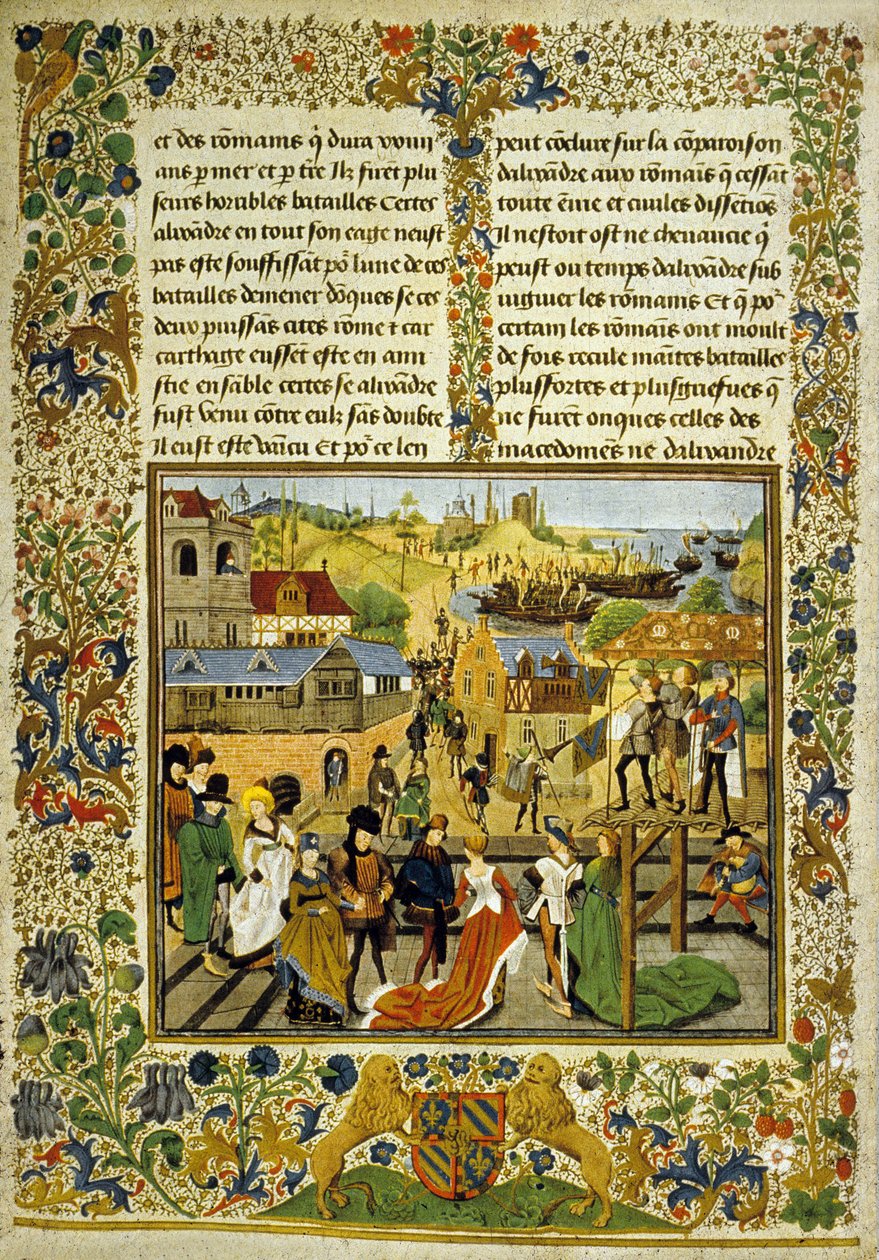 A Celebration in Tarente, kopi af en illustration fra 