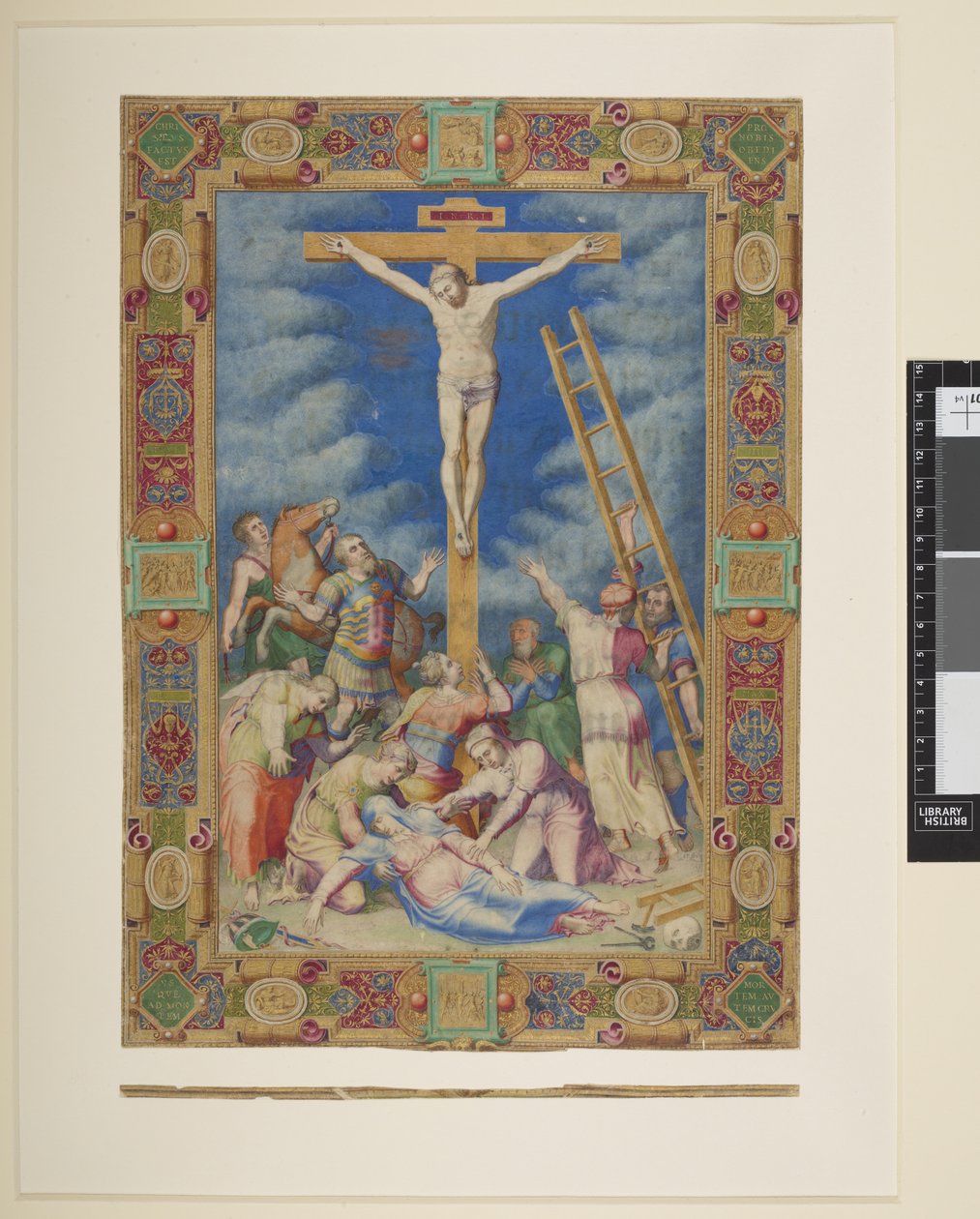 Tilføj MS 21412 Pius IV Box 6 f.90 The Crucifixion of Christ, 