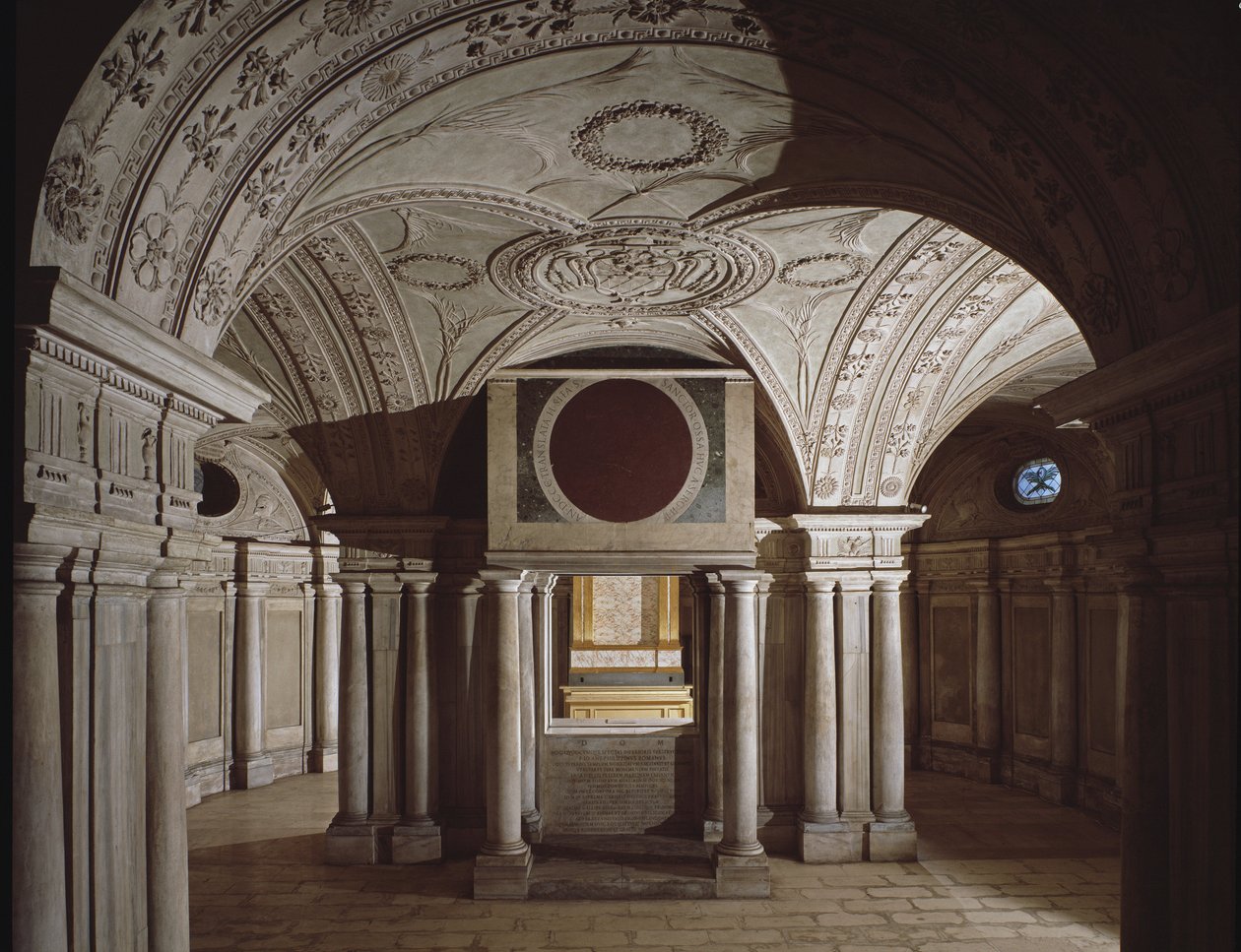 Krypten af kirken St Martino ai Monti, 4.-5. århundrede af School Italian