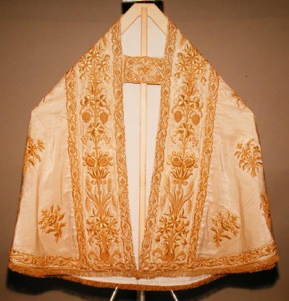 Set forfra af Parato del Corpus Domini cope (silke) (se 152128 for bagfra) af School Italian