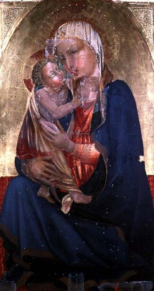 Ydmyghedens Madonna, den florentinske skole af School Italian