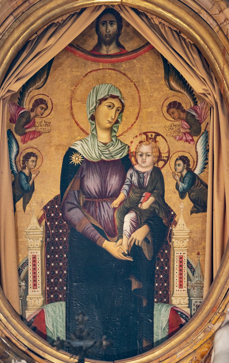 Madonna af St. Brizio af School Italian