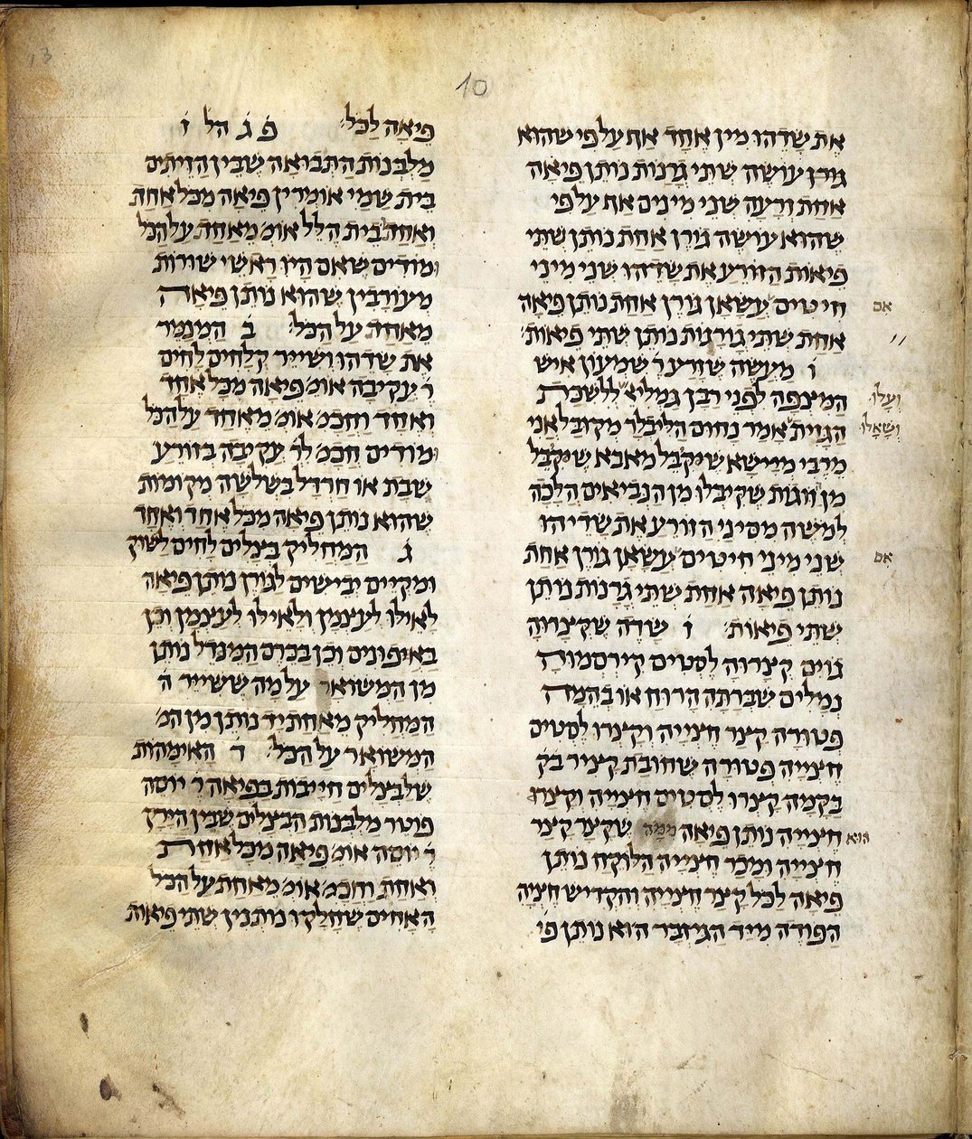 Mishnah af School Italian