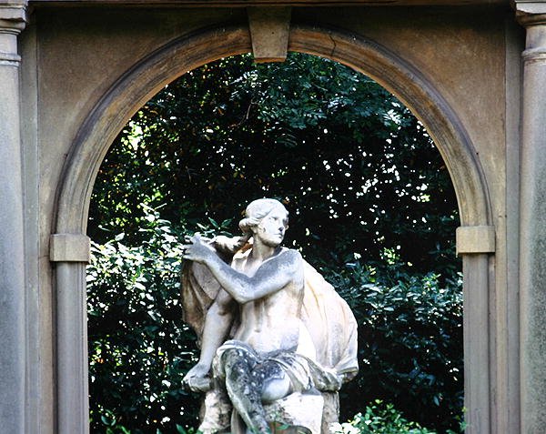Venus-statue i Villa la Pietras have (foto) af School Italian