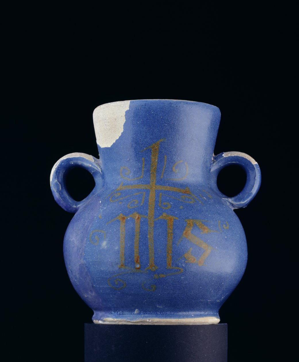 Tinglaseret ringvase (lertøj) af School Italian