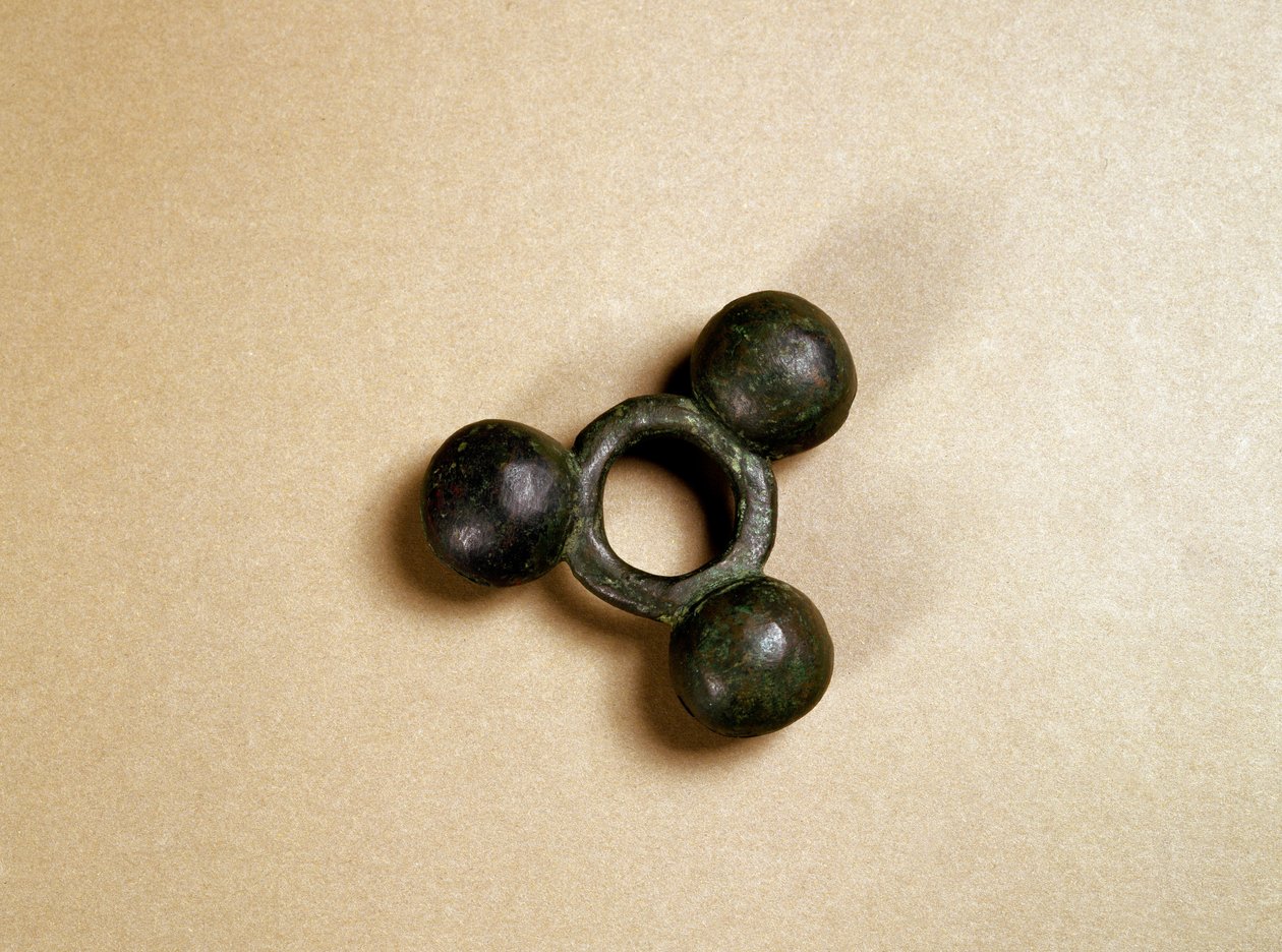 Bronze ornament til hestetøj, Kofun-perioden (250-538) af Japanese School