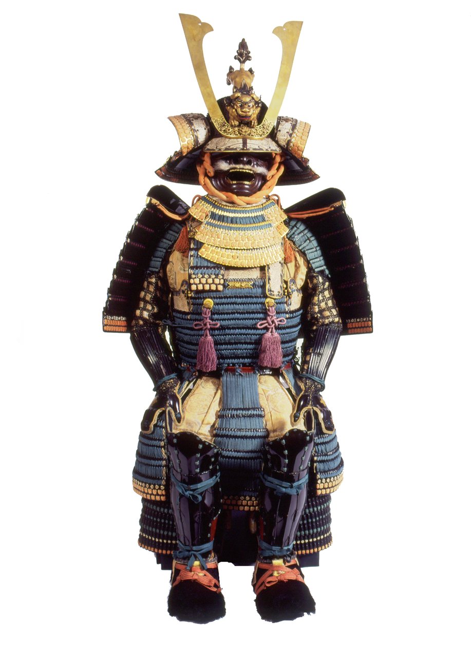 Ceremoniel rustning til en samurai, Edo-periode (blandet medier) af Japanese School