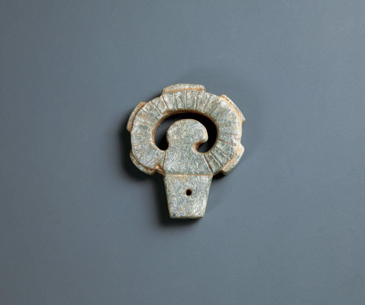Flint våbenhåndtag, Jomon periode 10000-300 f.Kr af Japanese School
