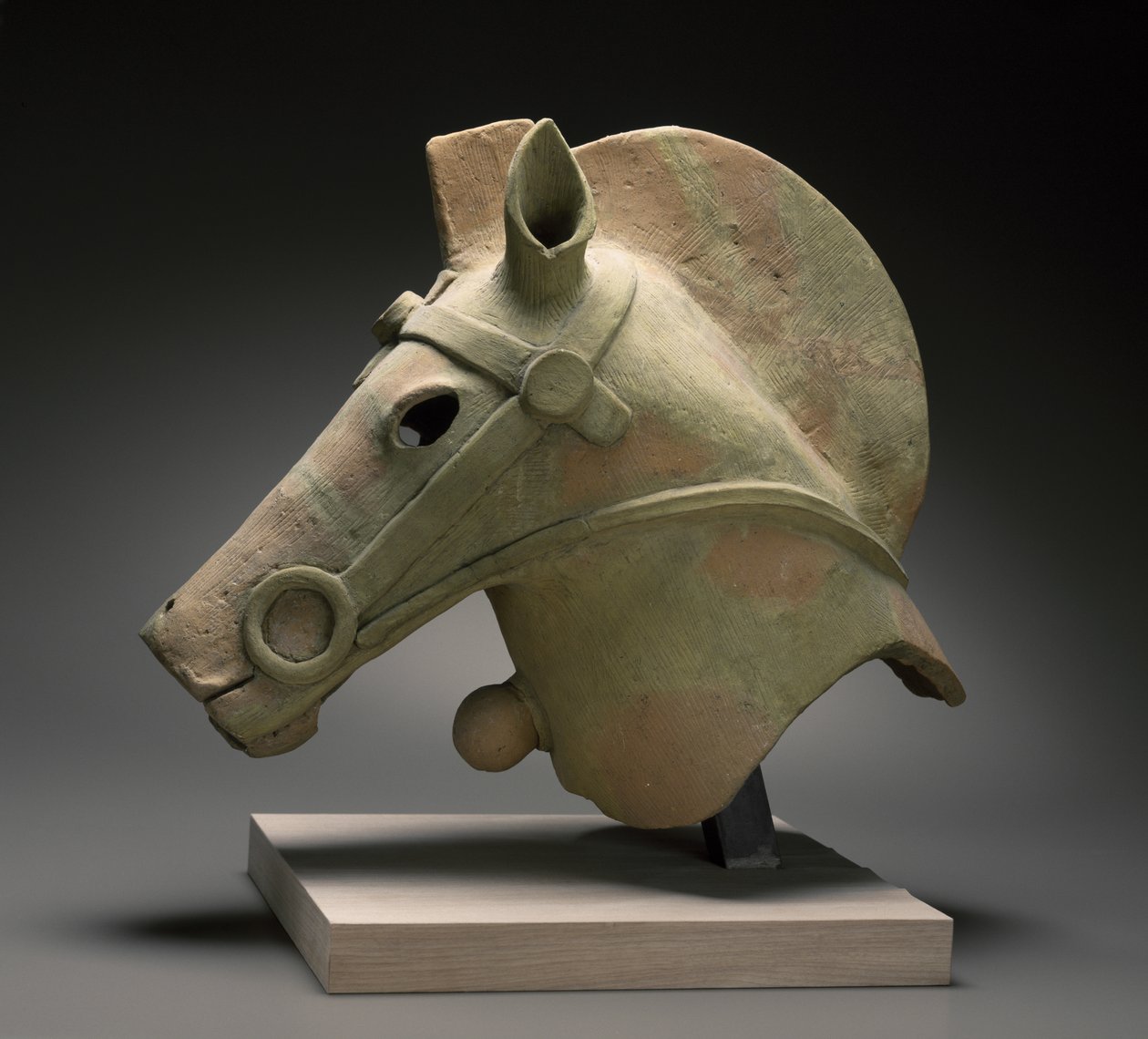 Haniwa-hest, ingen dato (rødt lertøj) af Japanese School