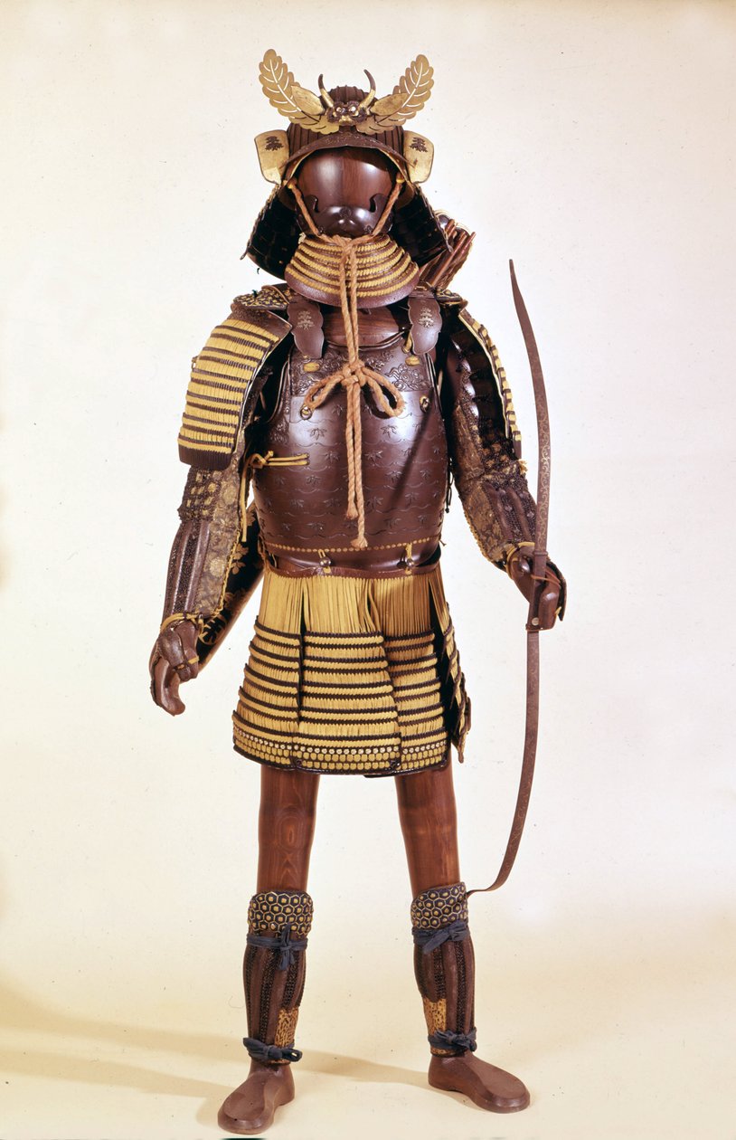 Japansk Samurai Armor Ka-Ga, slutningen af det 16. århundrede af Japanese School