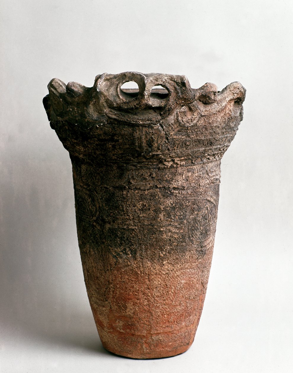 Stor terracotta vase fra Fukushima, Jomon periode 16.-10. århundrede f.Kr af Japanese School