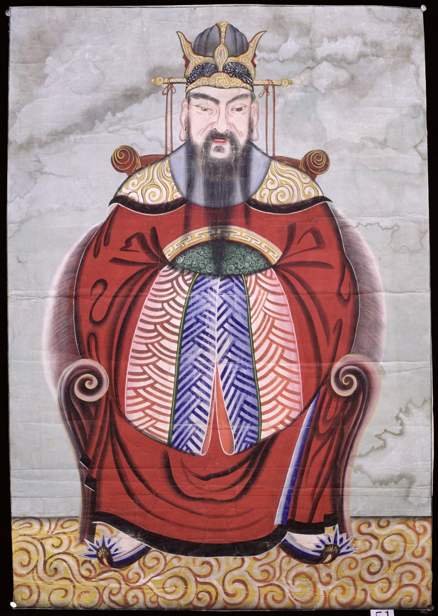 Okhwangsangje (farve på silke) af School Korean