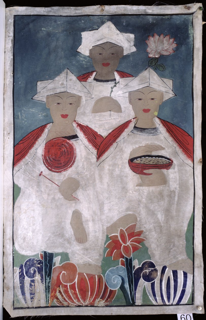 Simbul Jeseok (naturligt pigment på silke) af School Korean