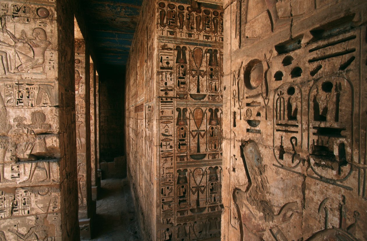 Egypten, Medinet Habu, Luxor, Luxor Governorate, Ramses III