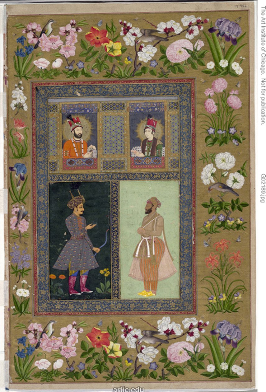 Side fra Skt. Petersborg-albummet, af School Mughal