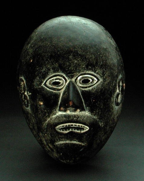 Maske, muligvis Gorong Culture, Nepal (træ) af School Nepalese
