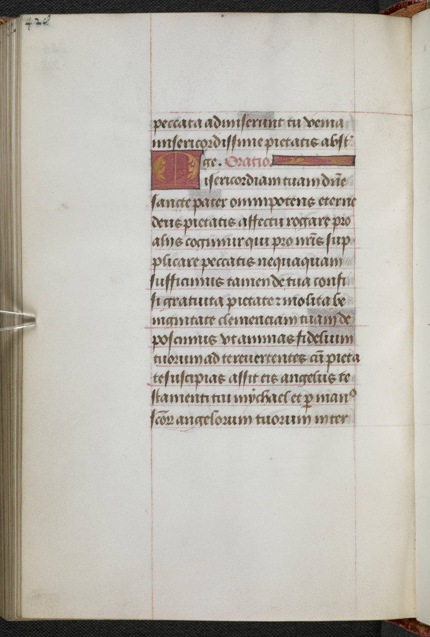 Kings 9, f.228v, Book of Hours, brug af Sarum (