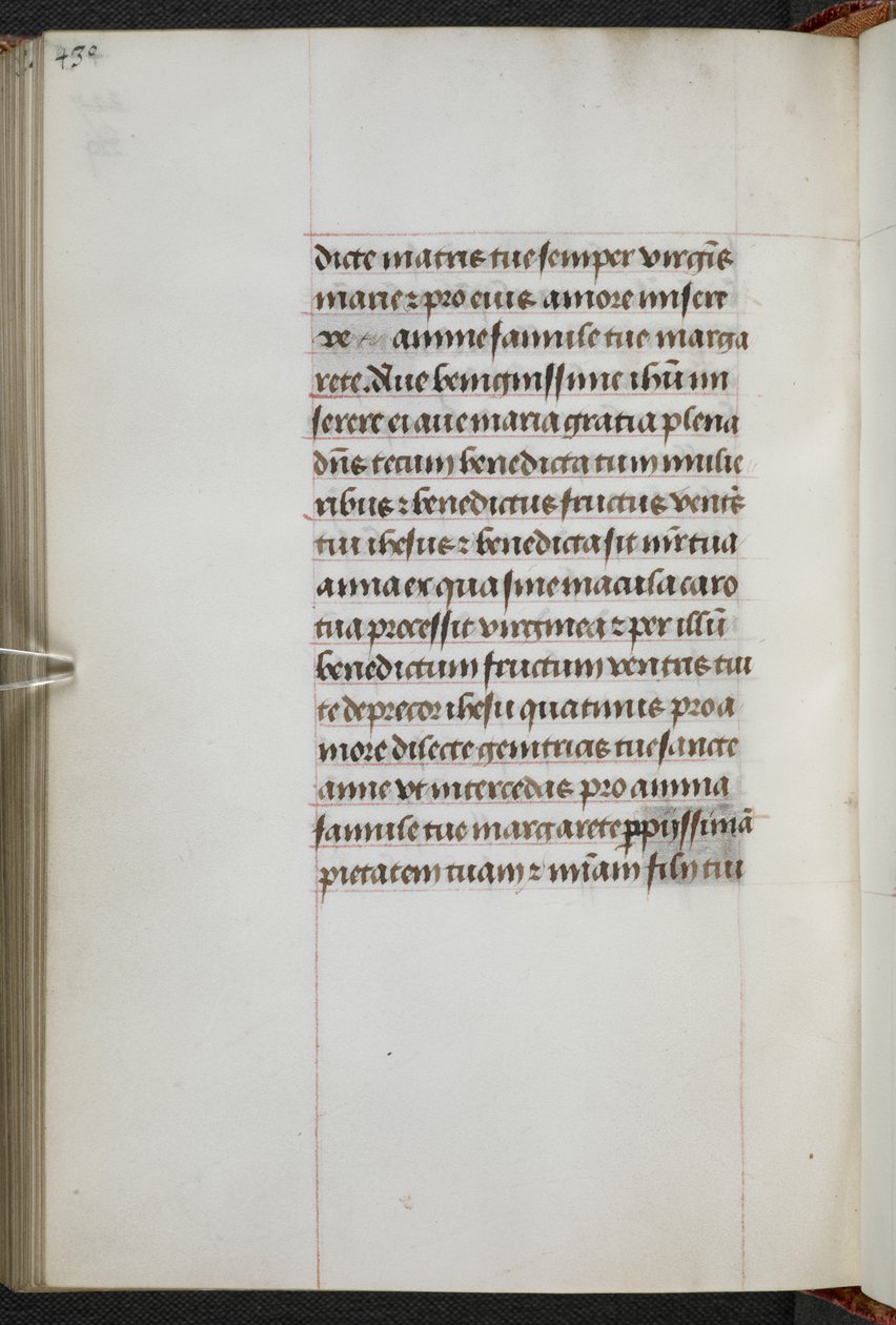 Kings 9, f.229v, Book of Hours, brug af Sarum (