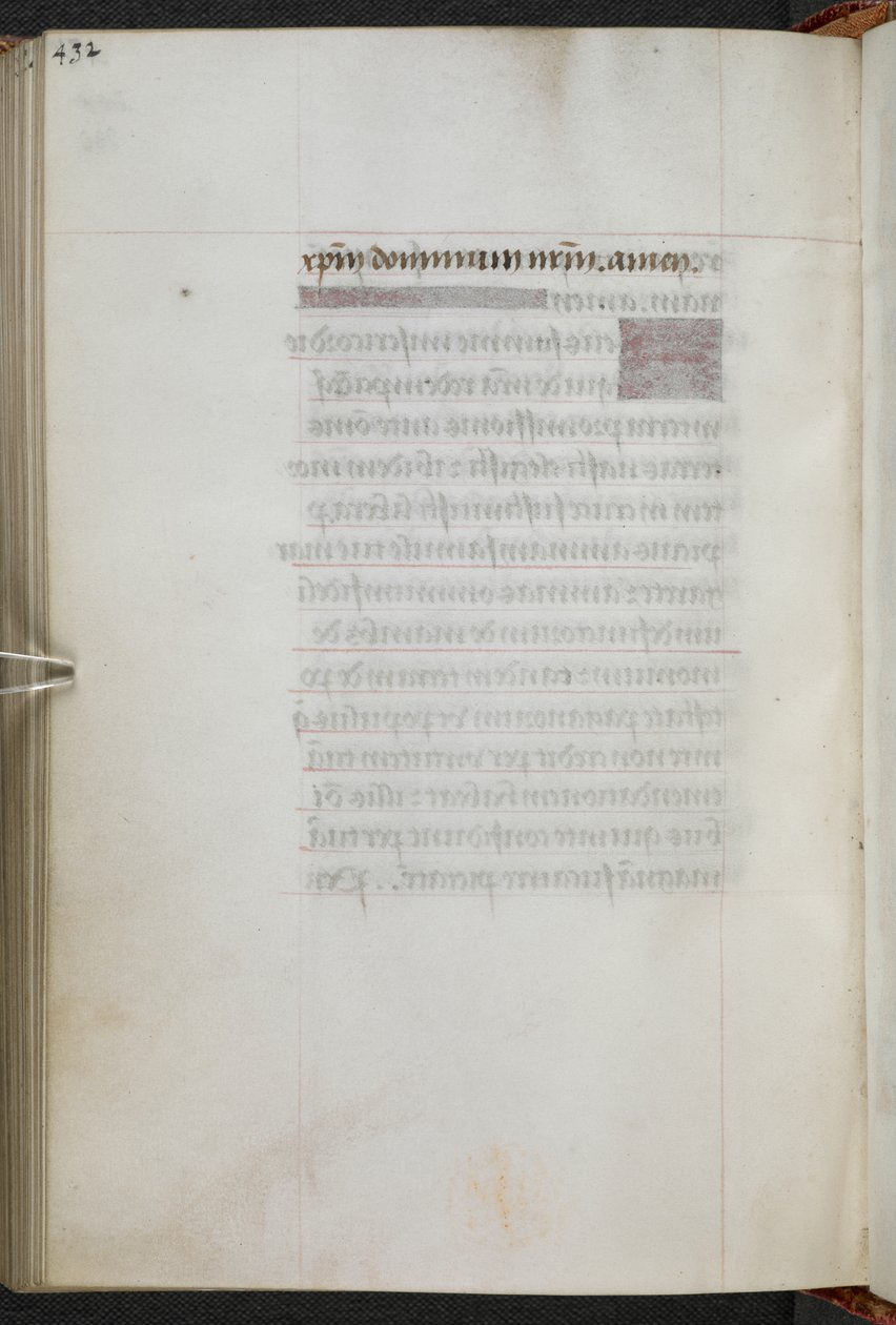 Kings 9, f.230v, Timebog, brug af Sarum (