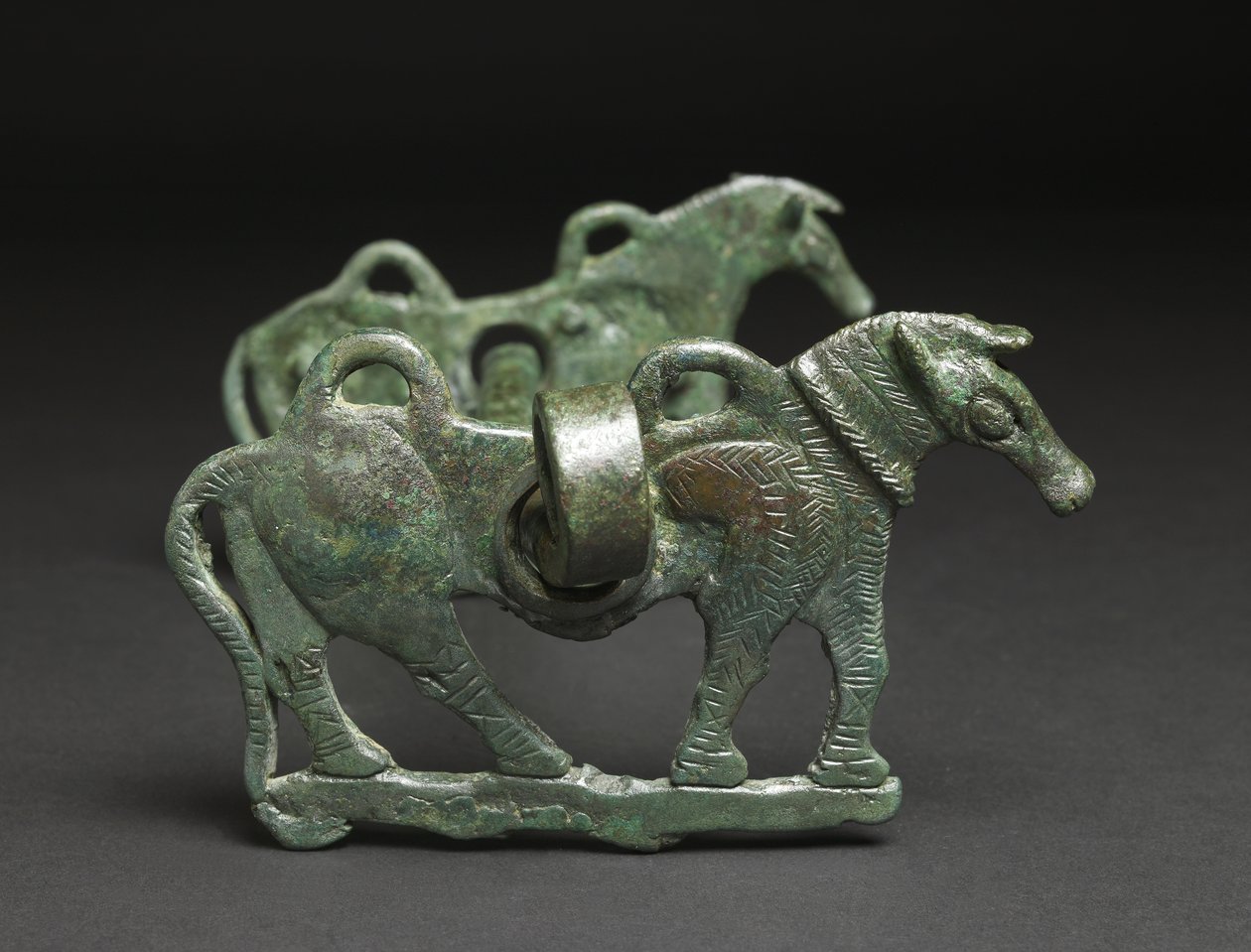 Hestebid, muligvis 9.-7. århundrede f.Kr., Iran (bronze) (se også 113753) af School Persian