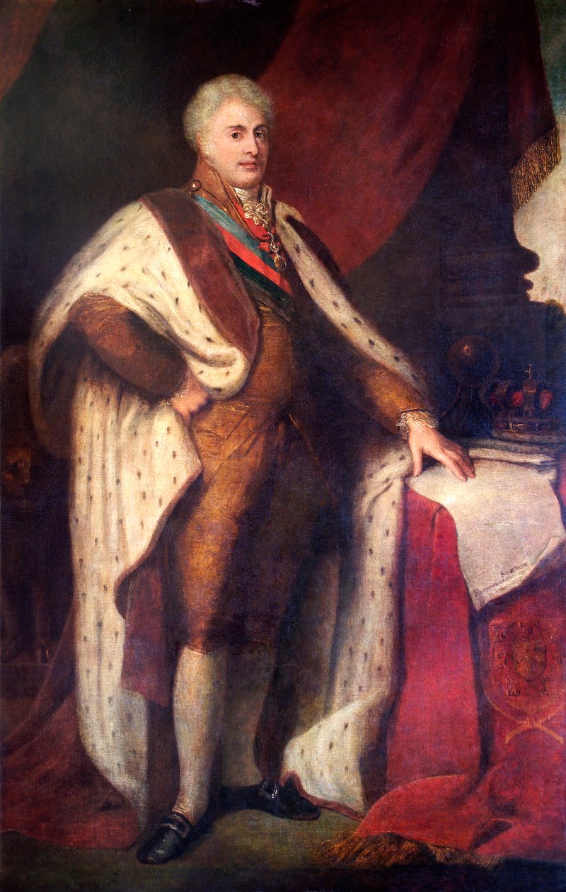 Kong John VI (olie på lærred) af School Portuguese
