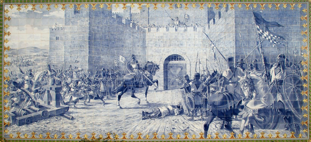 Legenden om Gil Paes (1300-tallet), generalkaptajn af Torres Nova (Portugal) - Under invasionen af castilianerne i 1372 bliver Gil Paes søn taget til fange af spanierne og dræbt ved portene til belejringsslottet foran afvisningen af at overgive sig af School Portuguese