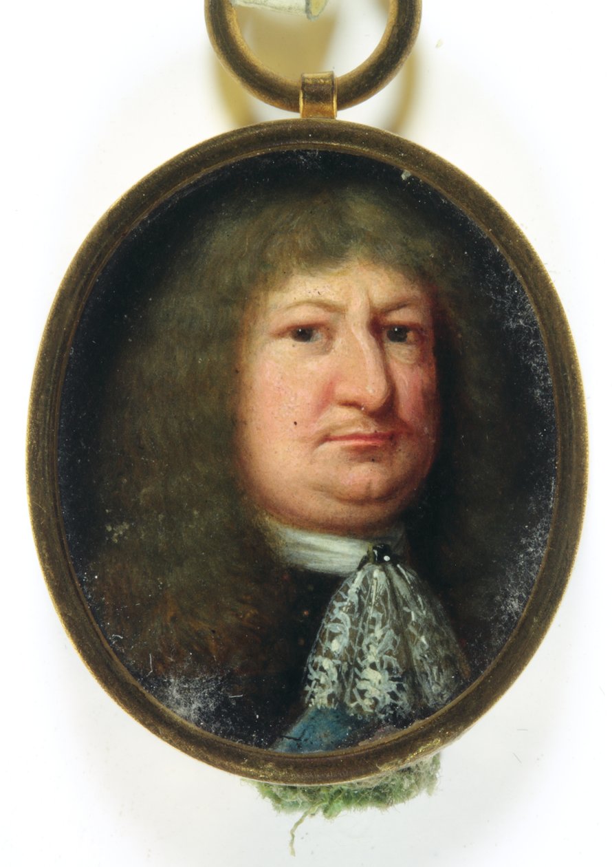 Frederick William, kurfyrste af Brandenburg (emalje) af School Prussian
