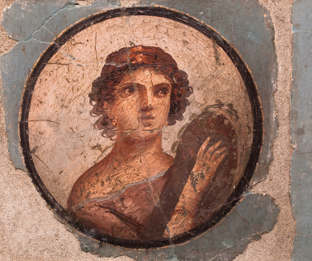 Medaljon-portrætter, Pompeji af School Roman