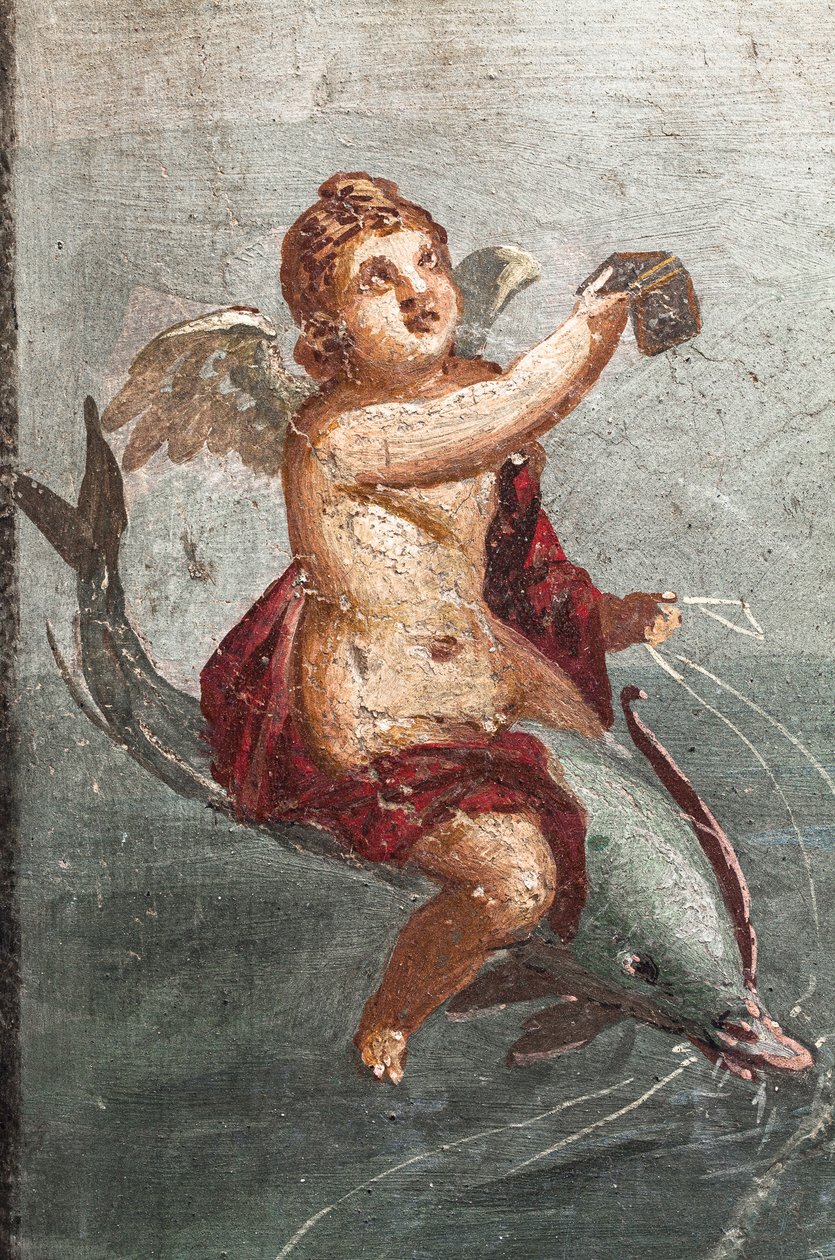Polyfemos og Galatea, Herculaneum af School Roman