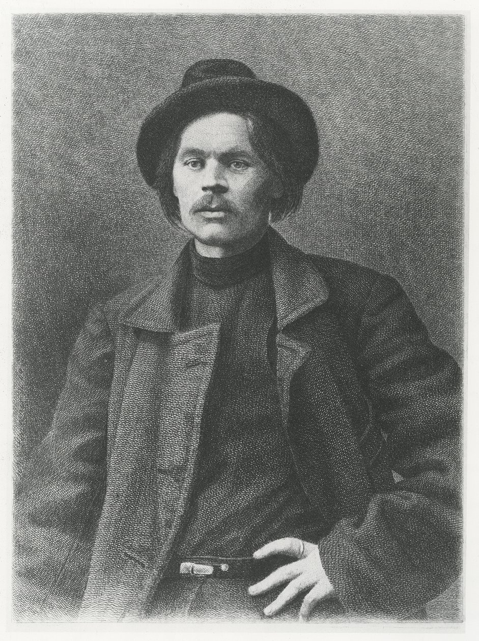 Maxim Gorky (litho) af School Russian