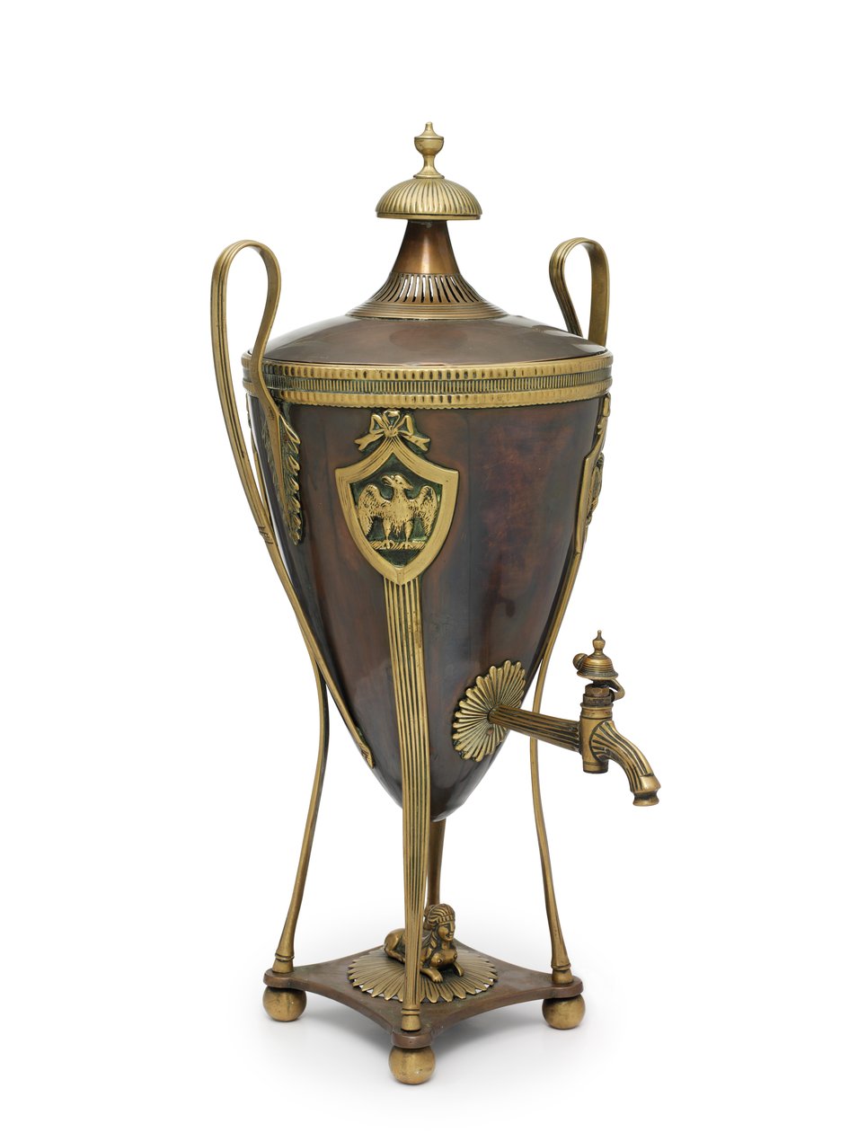 Napoleons samovar, ca. 1815 (urne, kaffe) af School Russian