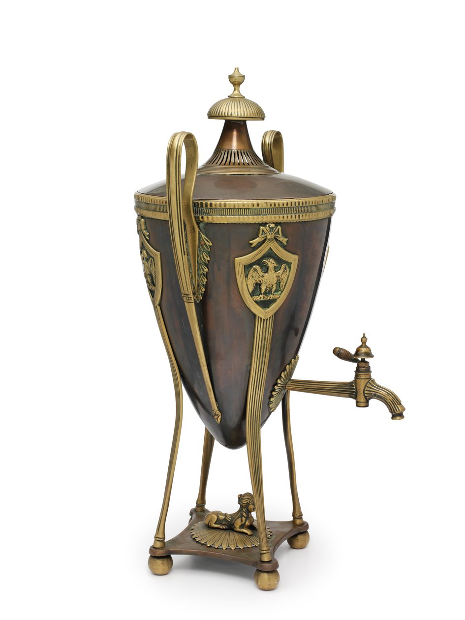 Napoleons samovar, ca. 1815 (urne, kaffe) af School Russian