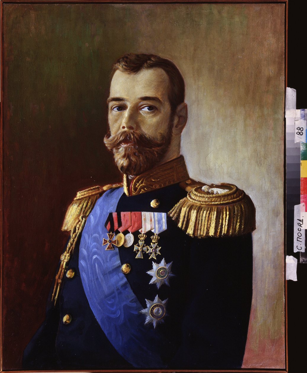 Nikolaj II af Rusland (1868-1918) af School Russian