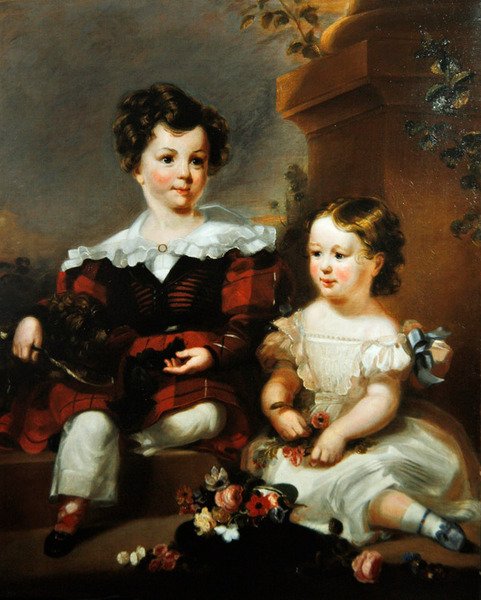 Portræt af John Ramsay af Straloch (olie på lærred) af School Scottish