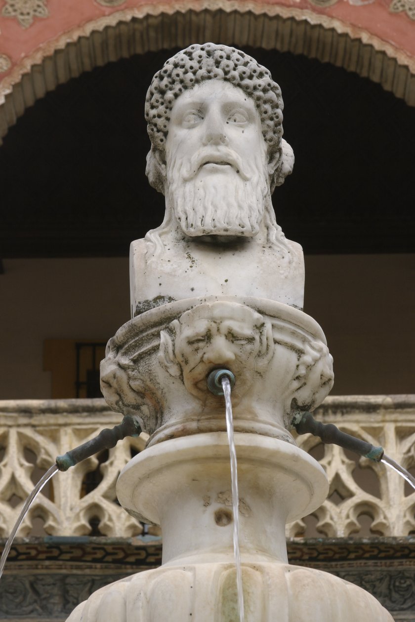 Janus Fountain (marmor) af School Spanish