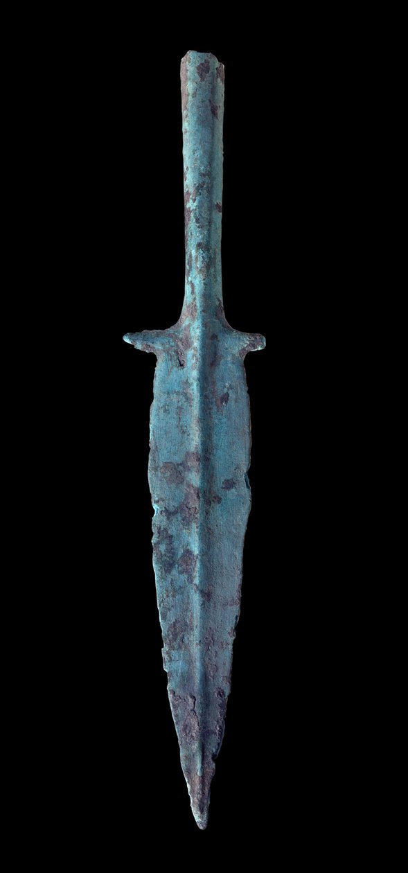 Civilization Dongson: bronzedolk. 300 f.Kr.-200 e.Kr. Fra Vietnam. Paris, Guimet-museet, Nationalmuseet for asiatisk kunst af School Vietnamese