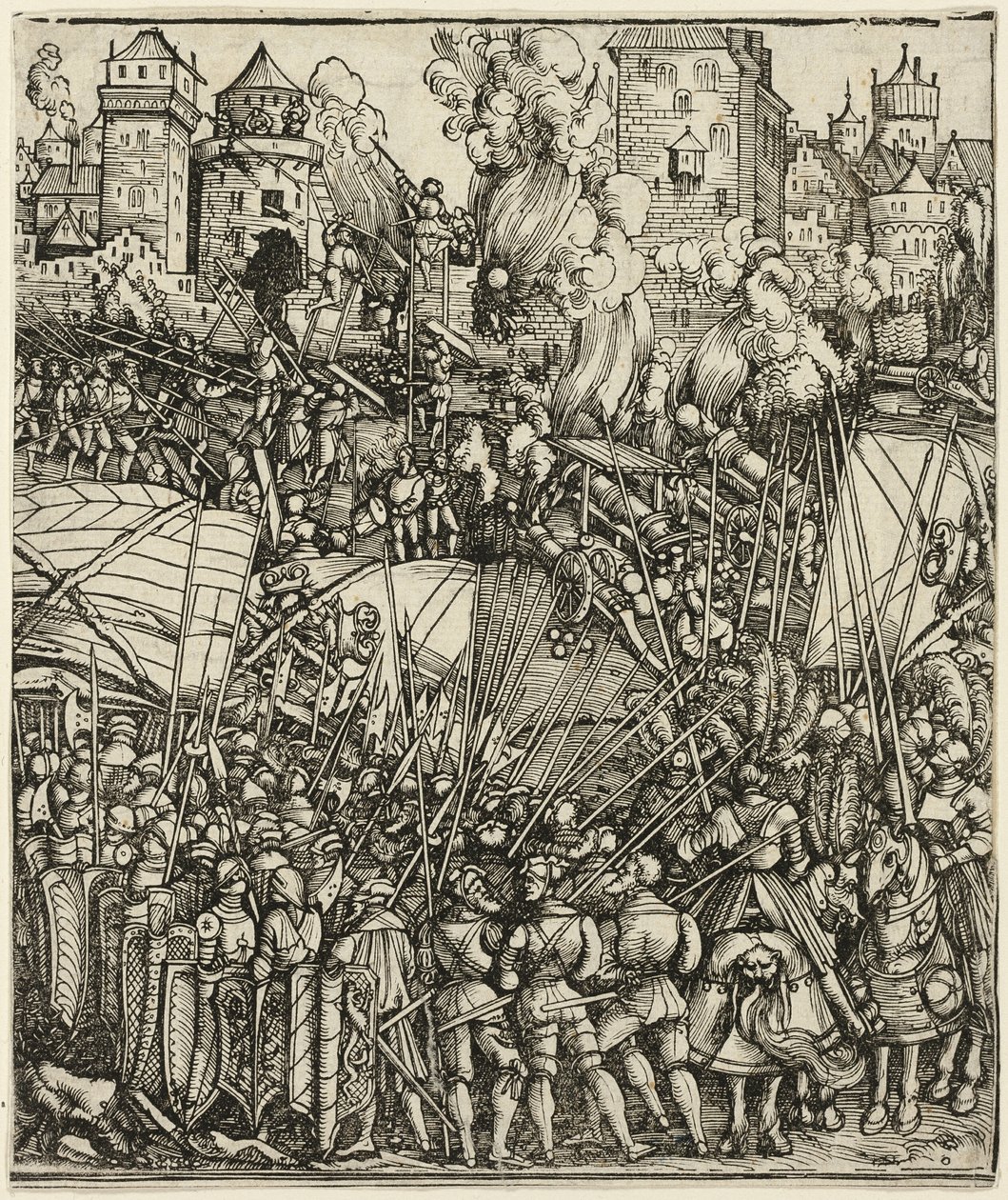 Uddrivelsen af ungarerne fra Nedre Østrig, fra Maximilian I