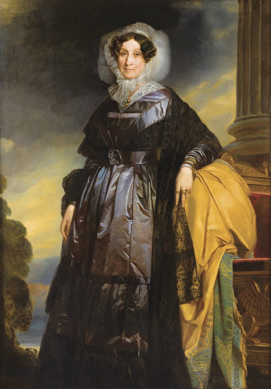 Portræt af Adelaide dOrléans 1777-1847 af School of Franz Xaver Winterhalter