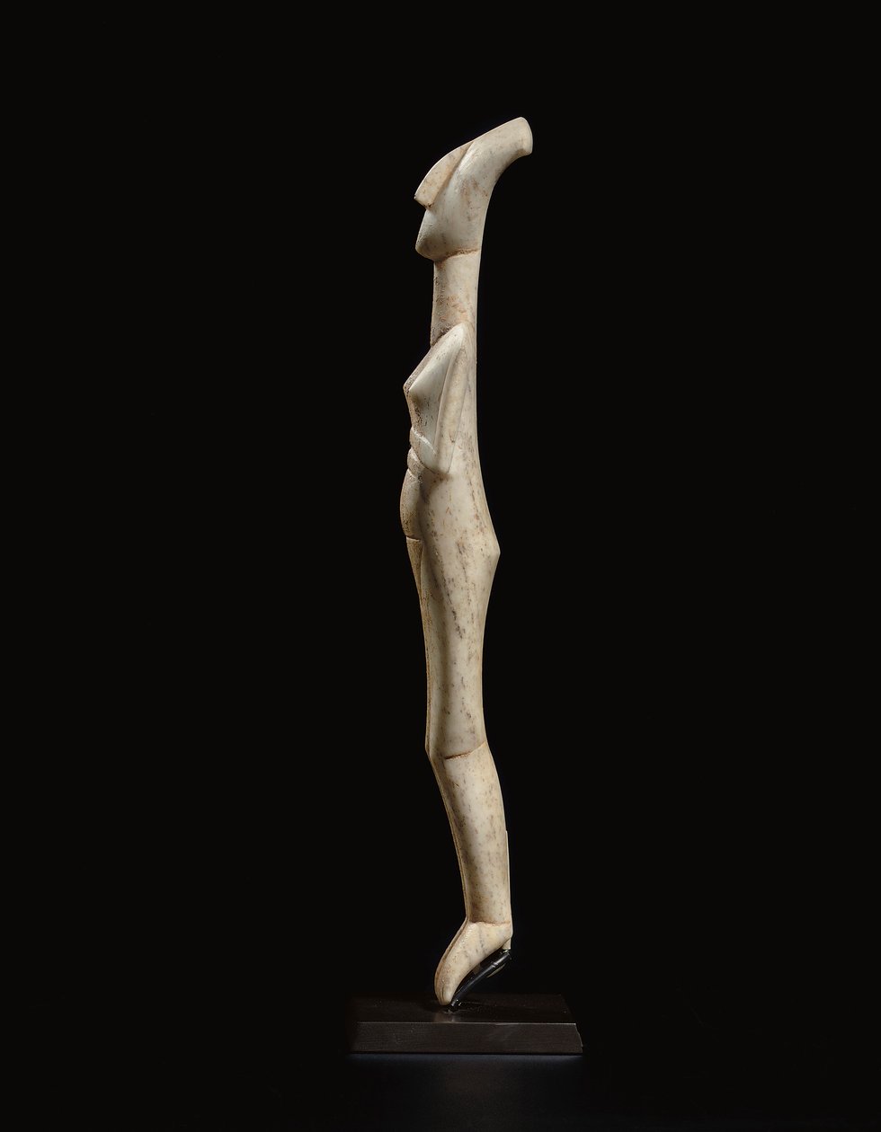 Kykladisk tilbagelænet kvindeskikkelse, navnestykke af Schuster-mesteren, Early Cycladic II, ca. 2400 f.Kr. af Schuster Master