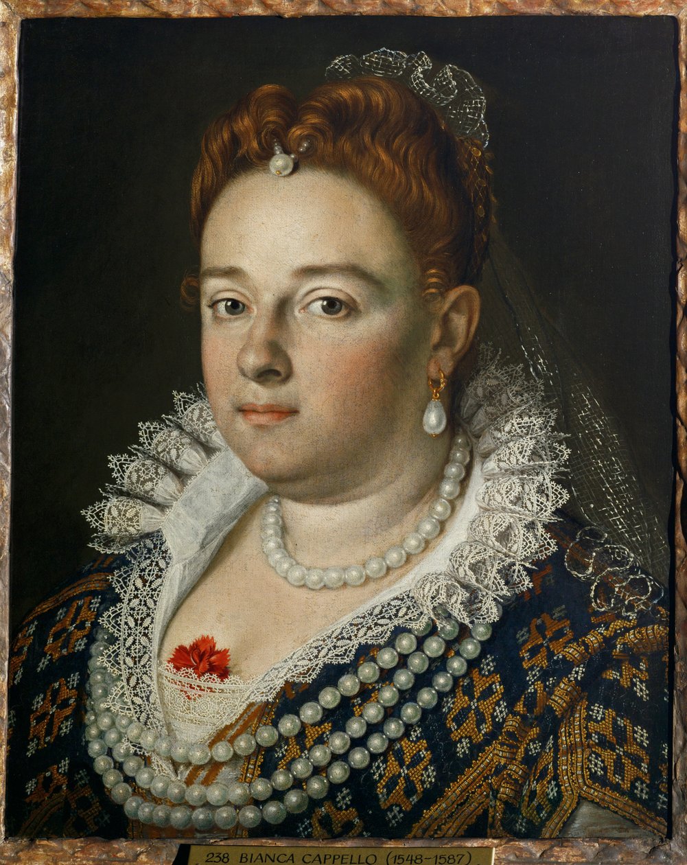 Bianca Cappello, storhertuginde af Toscana af Scipione (1550-98) Pulzone