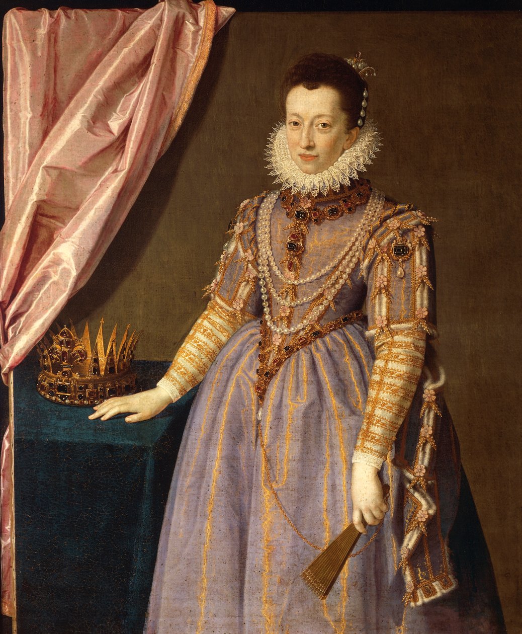 Portræt af Christine af Lorraine, hustru til storhertug Ferdinando I de 