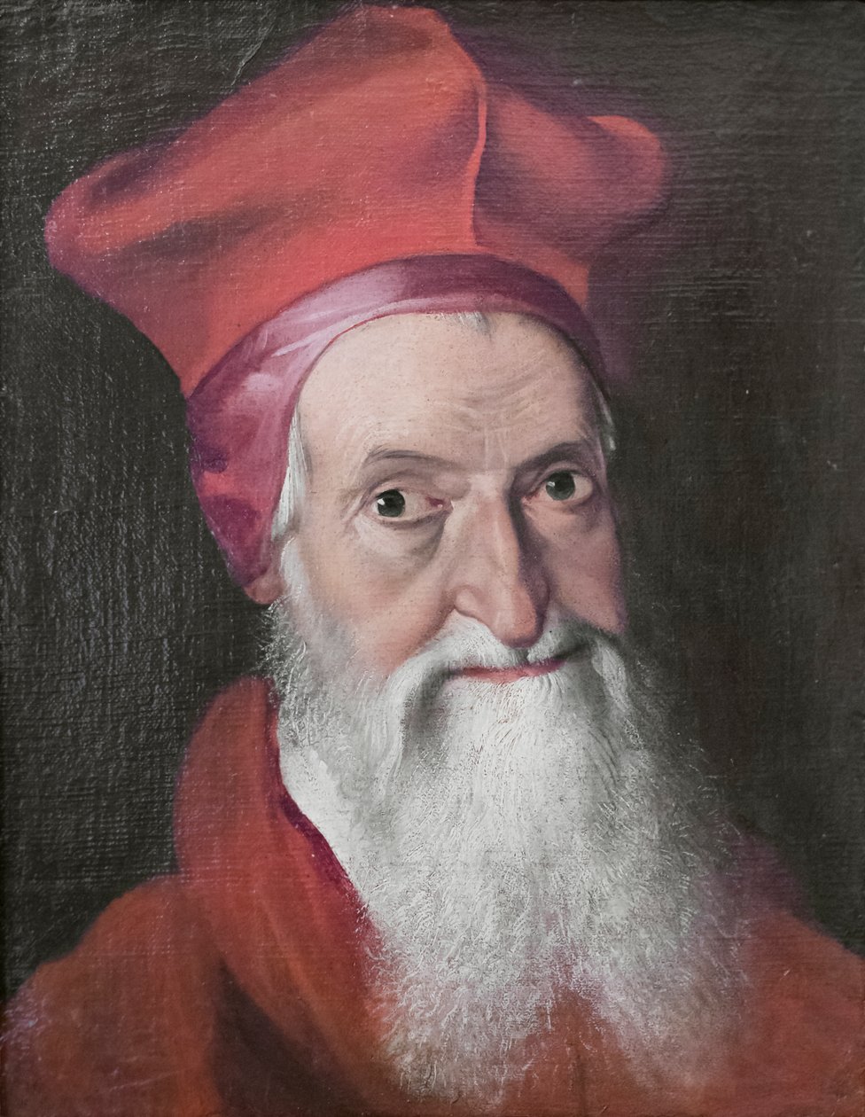 Portræt af kardinal Domenico Morone af Scipione (1550 98) Pulzone