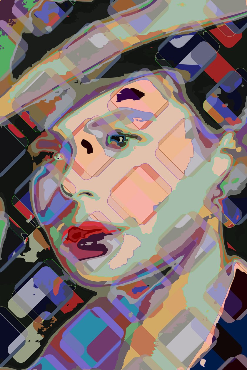 Ingrid Bergman (digital) af Scott J. Davis