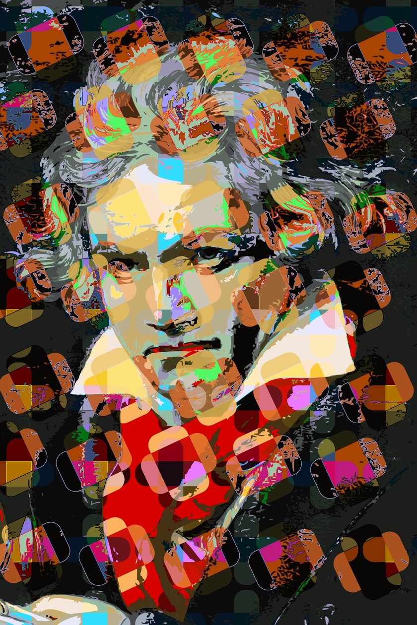 Ludwig van Beethoven (digital) af Scott J. Davis