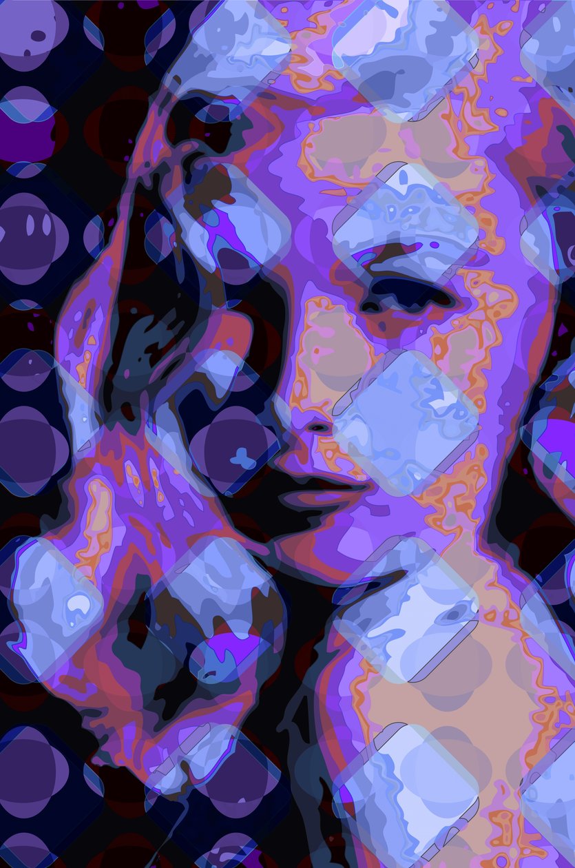 Veronica Lake (digital) af Scott J. Davis