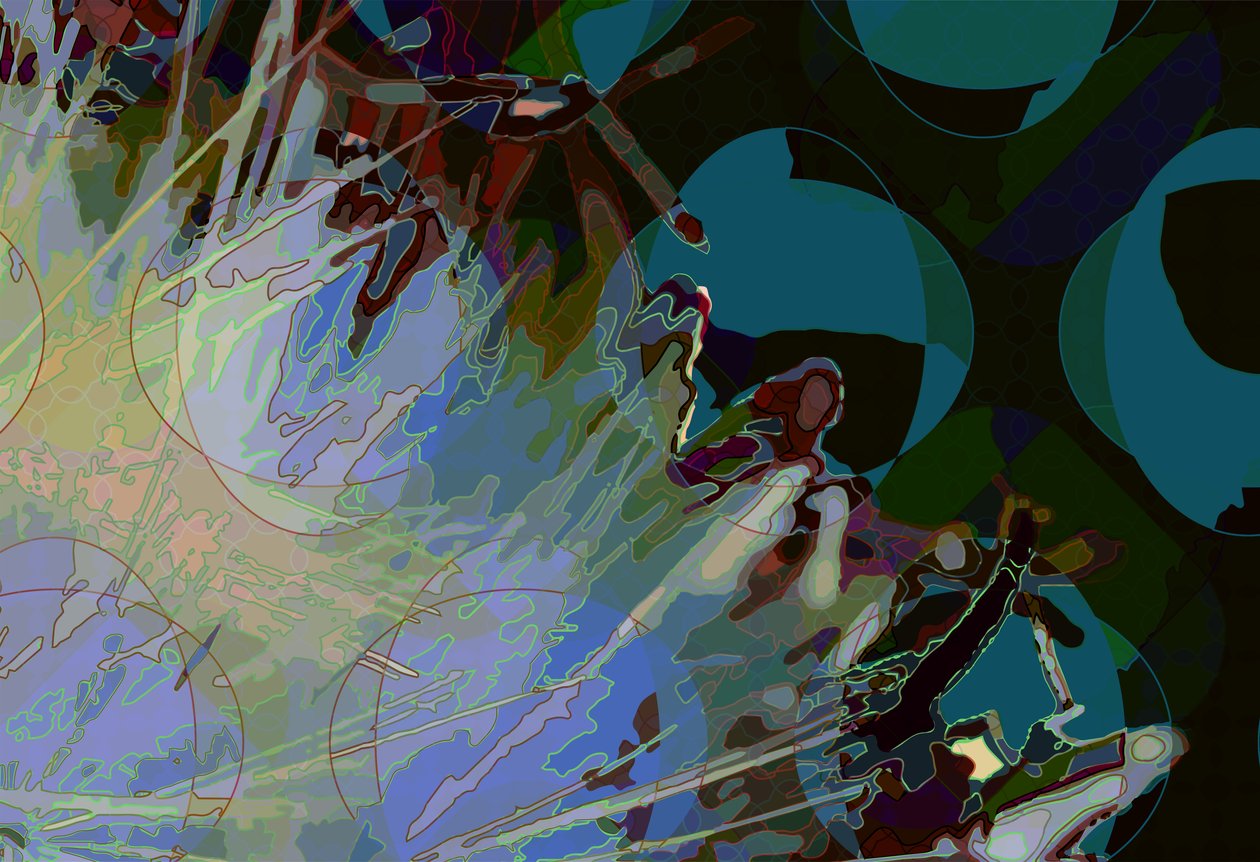 Artichoke_abst_horz8 (digital) af Scott J. Davis