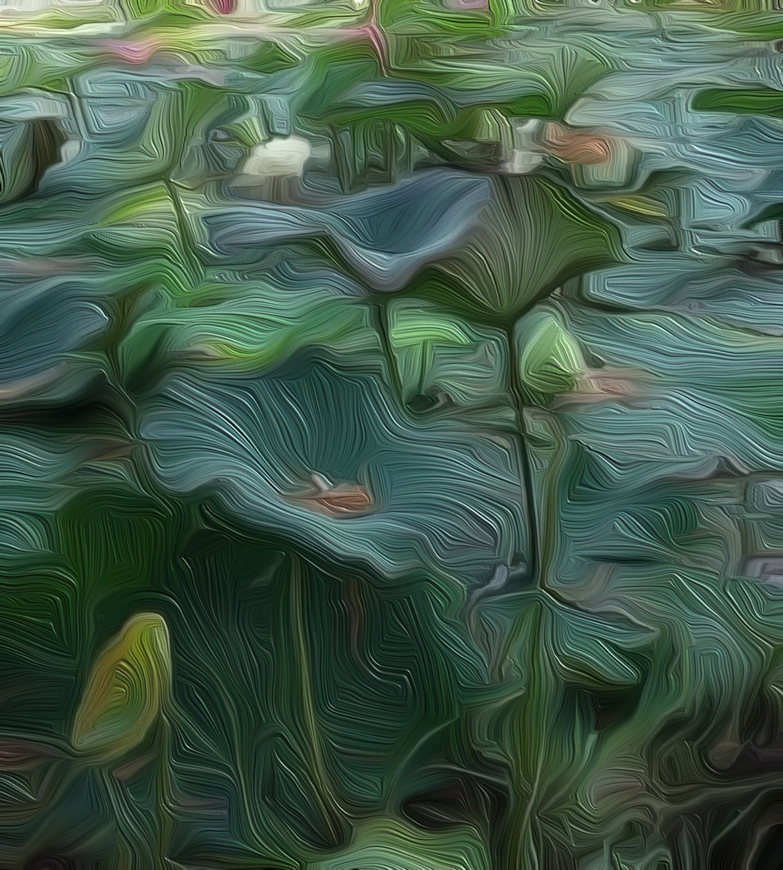 Lily Pond1 af Scott J. Davis